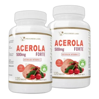 ACEROLA FORTE 500mg Naturalna Witamina C 240tablet — zdjęcie 1