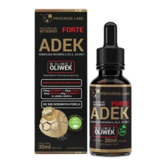 ADEK COMPLEX WITAMINA A, D3, E, K2 MK-7 900 Kropli — zdjęcie 1