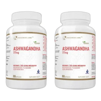 Ashwagandha 777mg SILNY EKSTRAKT 9% POKONAJ STRES I ZMĘCZENIE ADAPTOGEN 180 — zdjęcie 1