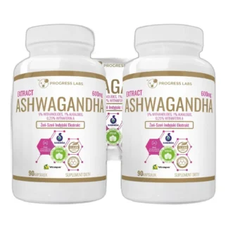 ASHWAGANDHA EXTRACT 600mg 9% WITANOLIDÓW VEGE 270k — zdjęcie 1