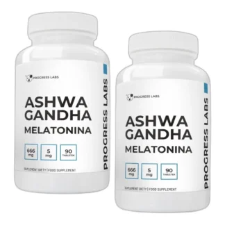 ASHWAGANDHA + MELATONINA 5mg na Układ Nerwowy Sen Spokój 180t — zdjęcie 1