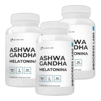 ASHWAGANDHA + MELATONINA 5mg na Układ Nerwowy Sen Spokój 270t — zdjęcie 1