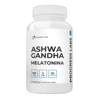 ASHWAGANDHA + MELATONINA 5mg na Układ Nerwowy Sen Spokój 90t — zdjęcie 1