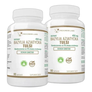 Bazylia Azjatycka TULSI 5% Kwas Ursolowy 180 kaps — zdjęcie 1