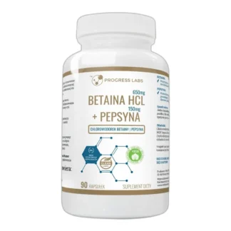 BETAINE 650mg HCL PEPSYNA betaina trawienie 90kaps — zdjęcie 1