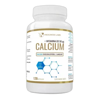 CALCIUM 1000mg D3 50mcg WAPŃ MOCNE KOŚCI 120 Kaps — zdjęcie 1