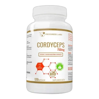 Cordyceps 40% 750mg DOBRY NASTRÓJ ENERGIA WZMOCNIENIE ODPORNOŚCI 120 kaps — zdjęcie 1