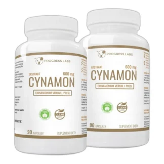CYNAMON Cejloński Ekstrakt 600mg Produkt VEGE 180 — zdjęcie 1