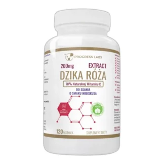 Dzika Róża 70% do ssania Naturalna Witamina C hibiskus 120p — zdjęcie 1
