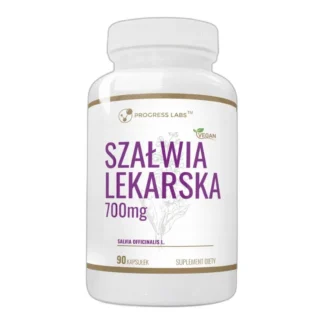 Ekstrakt szałwii lekarskiej Progress Labs 700 mg 90 kaps. wegański — zdjęcie 1