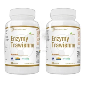 ENZYMY TRAWIENNE Dobre Trawienie Jelita Celuloza Proteza Błonnik 180 kaps — zdjęcie 1