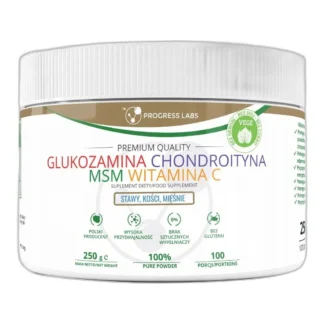 GLUKOZAMINA CHONDROITYNA MSM WITAMINA C VEGE 250g — zdjęcie 1