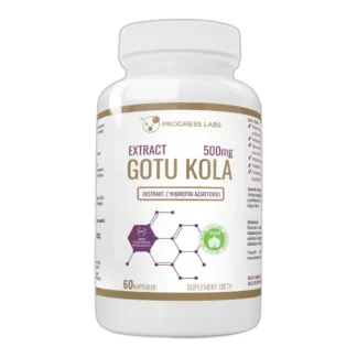 GOTU KOLA EXTRACT 500mg WĄKROTKA AZJATYCKA 60kaps — zdjęcie 1