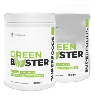 GREEN BOOSTER Superfoods Matcha Chlorella Spirulina Młody Jęczmień 900 g — zdjęcie 1