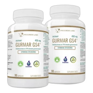 Gurmar GS4 Ekstrakt 75% ZMNIEJSZA APETYT 180kap — zdjęcie 1