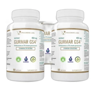 Gurmar GS4 Ekstrakt 75% ZMNIEJSZA APETYT 270kap — zdjęcie 1