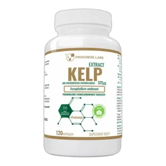 KELP JOD NATURALNY 325mcg WEGAN + PREBIOTYK 120KAP — zdjęcie 1