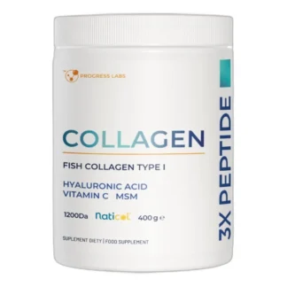 KOLAGEN Morski 3 Peptydy do Picia 10 000mg HA MSM Wit. C Włosy Stawy 400g — zdjęcie 1