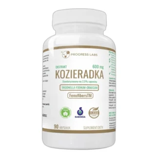 Kozieradka EKSTRAKT 600mg Fenugreek Lipidy 90kap — zdjęcie 1
