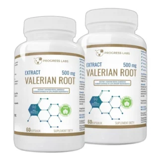 KOZŁEK LEKARSKI 500mg WALERIANA Dobry Sen 2x60kaps — zdjęcie 1