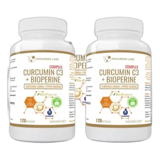 KURKUMINA + PIPERYNA CURCUMIN C3 turmeric 3x120kap — zdjęcie 1