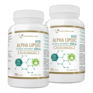 KWAS ALFA LIPONOWY ALA 600mg 240kapsułek OKAZJA — zdjęcie 1