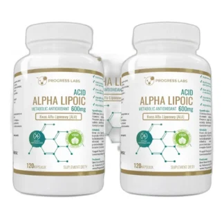 KWAS ALFA LIPONOWY ALA 600mg 360kapsułek dla WEGAN — zdjęcie 1