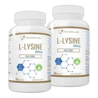 L-LIZYNA 500mg Stres Odporność Opryszczka 2x60 kap — zdjęcie 1