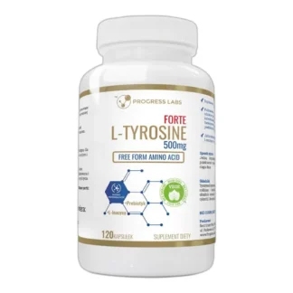 L-Tyrosine Forte 500mg +L-Leucyna Dla Wegan 120kap — zdjęcie 1