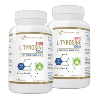 L-Tyrosine PAMIEC TYROZYNA MÓZG 500mg PRODUKT VEGE — zdjęcie 1