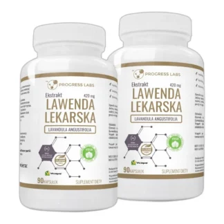 Lawenda 420mg Kwiat Trawienie Odprężenie VEGAN 180 — zdjęcie 1