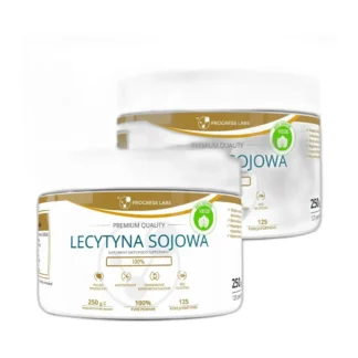 LECYTYNA SOJOWA 100% w proszku 500g STRES CHOLESTEROL KONCENTRACJA i PAMIĘĆ — zdjęcie 1