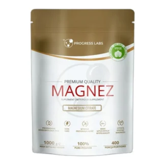 MAGNEZ W PROSZKU CYTRYNIAN MAGNEZU 1KG DLA VEGAN — zdjęcie 1
