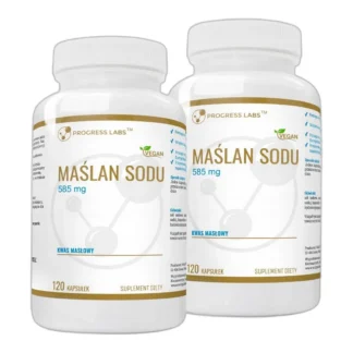 MAŚLAN SODU 585mg Kwas masłowy Zdrowe serce Jelita Trawienie 240 kapsułek — zdjęcie 1