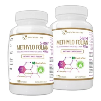 Methylo Folian 400mg Aktywny Kwas Foliowy 240 kaps — zdjęcie 1
