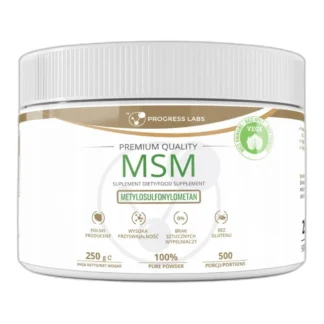 MSM SIARKA ORGANICZNA W PROSZKU 250g PRODUKT VEGE — zdjęcie 1