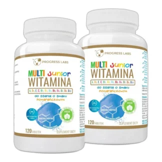 Multiwitamina JUNIOR DLA DZIECI DO SSANIA 2x120t — zdjęcie 1