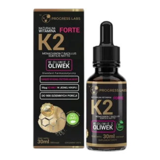 Naturalna Witamina K2 MK-7 Forte 50ug 900 Kropli — zdjęcie 1