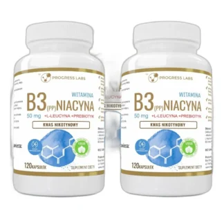 NIACYNA WITAMINA B3 PP 50mg KWAS NIKOTYNOWY 3x120 — zdjęcie 1