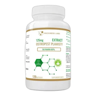 Ostropest plamisty kapsułki 120 sztuk suplement diety Progress Labs — zdjęcie 1