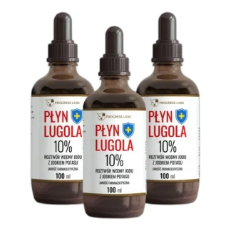 Płyn Lugola 10% jodek potasu Czysty jod 3x100ml — zdjęcie 1