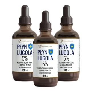 Płyn Lugola 5% Czysty jod jodek potasu Jod 3x100ml — zdjęcie 1