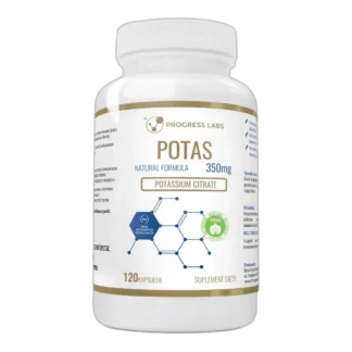 POTAS 350mg czysty cytrynian potasu - 120 kapsułek — zdjęcie 1
