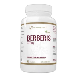 Progress Labs Berberis ekstrakt z berberysu berberyna 777 mg 90 kapsułek — zdjęcie 1