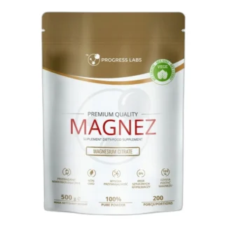 Progress Labs Magnez Cytrynian Magnezu proszek 500 g — zdjęcie 1