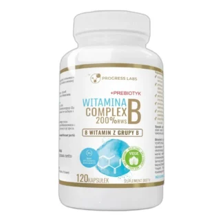 Progress Labs Witamina B Complex 200% RWS 120 kapsułek — zdjęcie 1