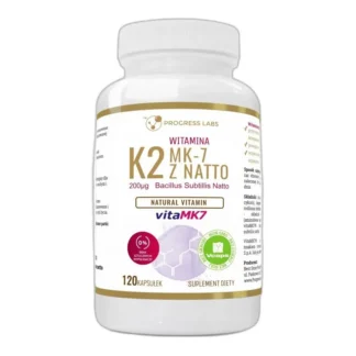Progress Labs Witamina K2 MK-7 z Natto 200ug 120x — zdjęcie 1