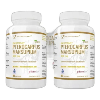 PTEROCARPUS MARSUPIUM EKSTRAKT 500mg Wyreguluj Poziom Cukru Cukrzyca 90 ka — zdjęcie 1