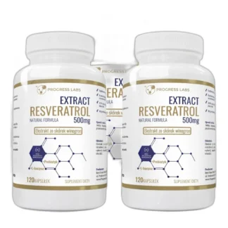 RESWERATROL EKSTRAKT 500mg RESVERATROL 360kapsułek — zdjęcie 1