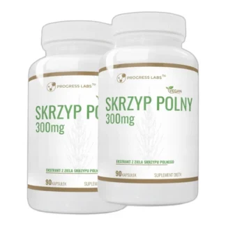 Skrzyp Polny Ekstrakt 300mg DETOX NA WŁOSY SKÓRA PAZNOKCIE WĄTROBA 270 kaps — zdjęcie 1